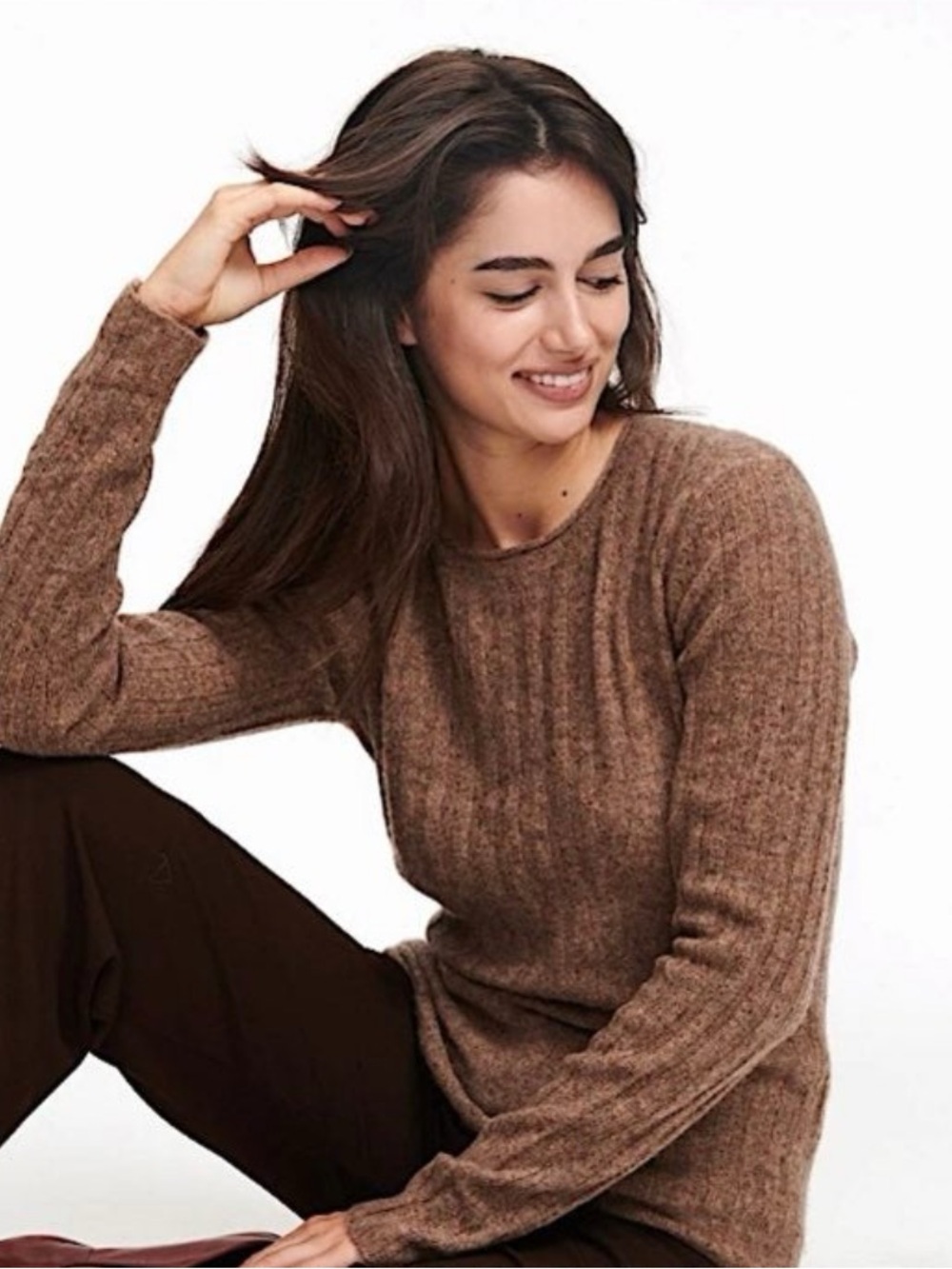 NAADAM Cashmere Ribbed Sweater
